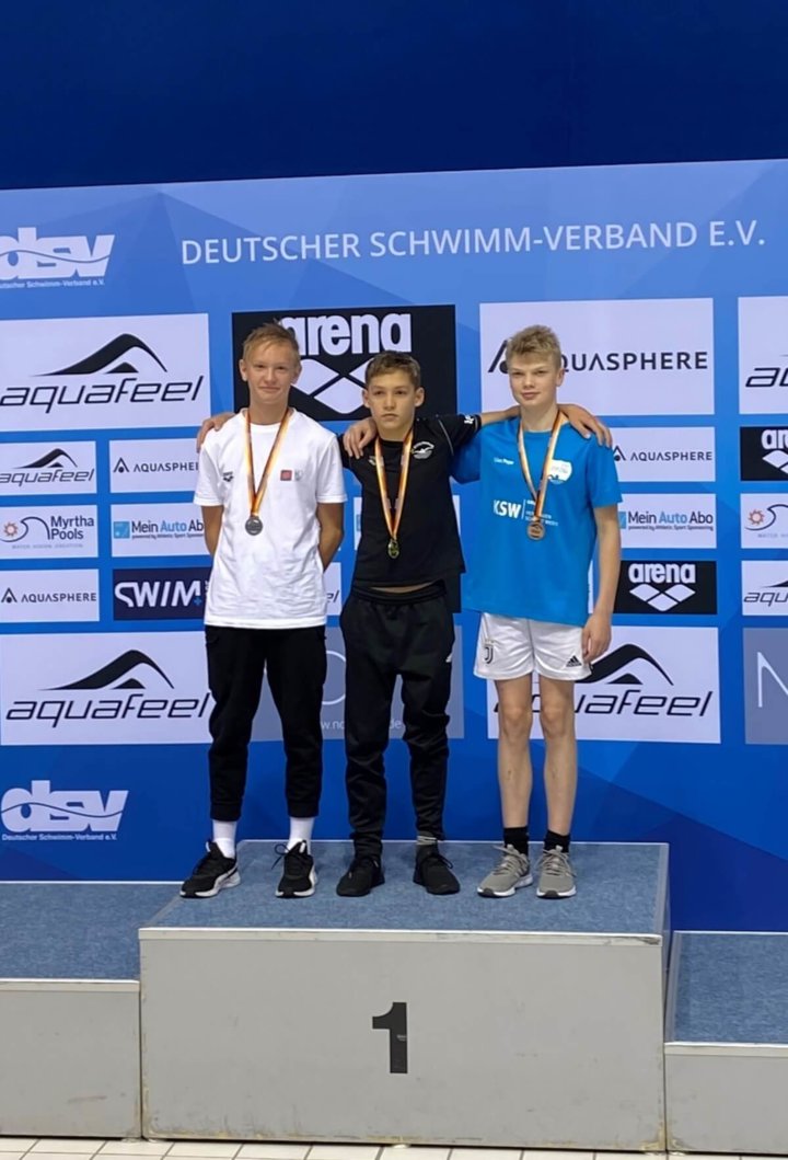 TSV-Talent Christoph Klar (l.) erschwamm die Silbermedaille