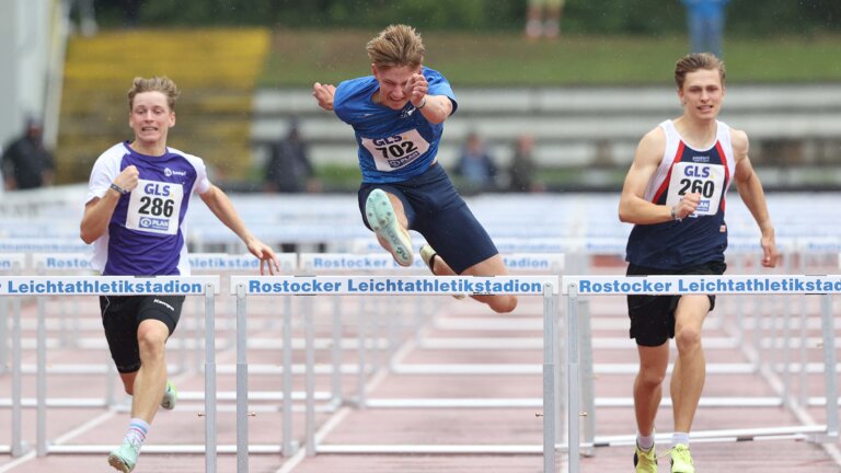 Ben Aschhoff beim Finale in Rostock. (Copyright: TSV Bayer Dormagen)