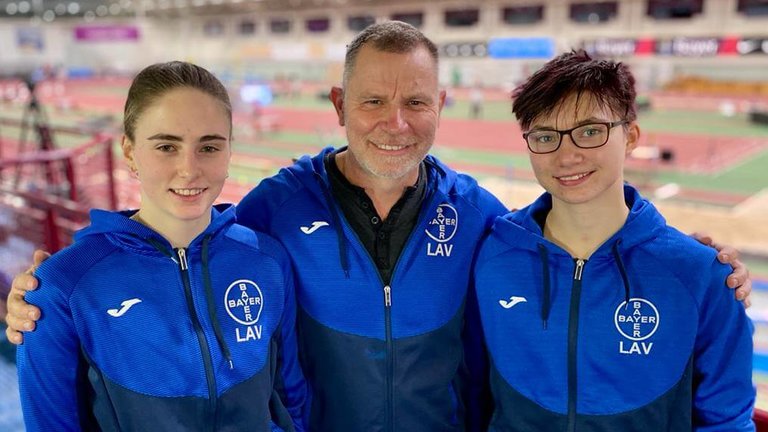 Paulina Majer, Dirk Zorn, Levke Schaal. (v.l./Copyright: TSV Bayer Dormagen)