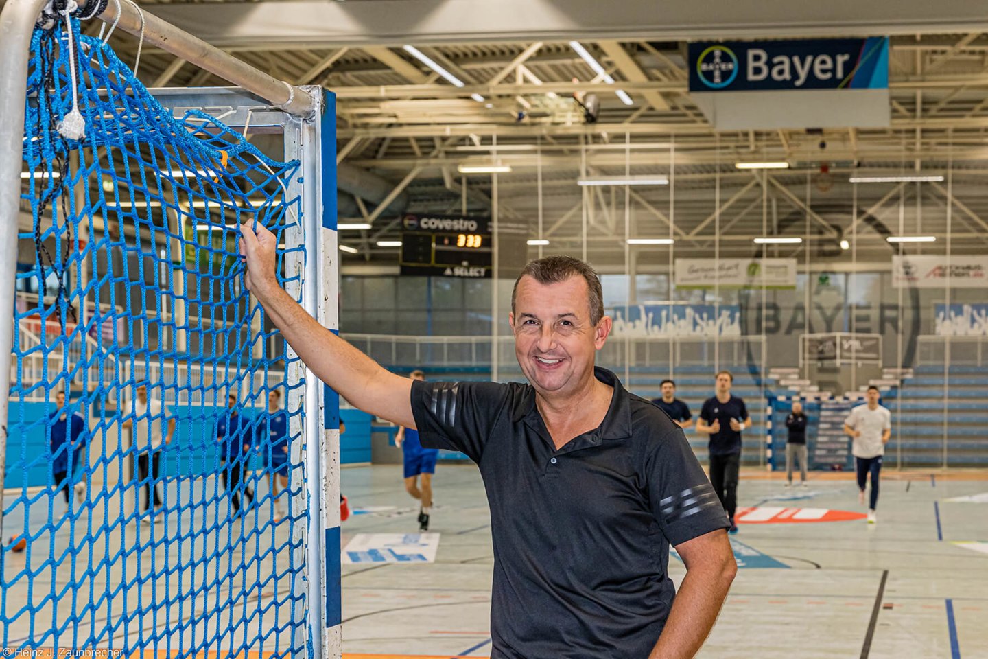 Frank Neuenhausen spricht über die Nachhaltigkeitsbemühungen des TSV Bayer Dormagen.