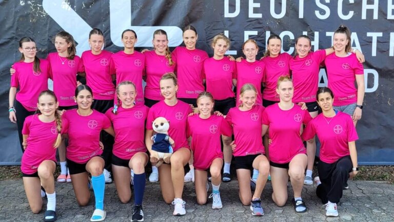 Das U16-Team in Rhede. (Copyright: TSV Bayer Dormagen)