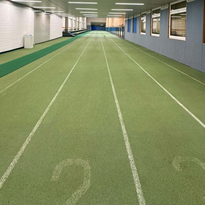 Leichtathletik-Sprintbahn